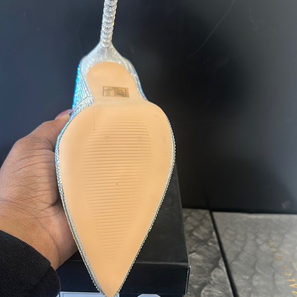 Silver Rhinestone Heels - Picture 6 of 6